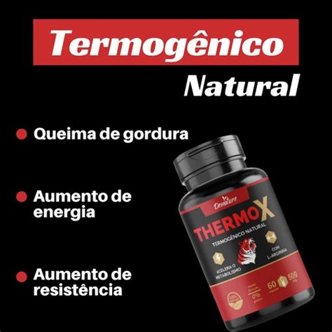 Thermo X Termogênico 500mg 60 Cápsulas 10 Frascos Atacado