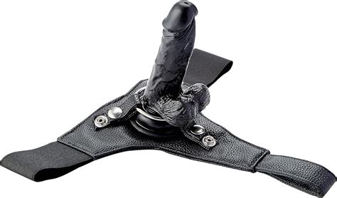 Ouch Realistic Strap On Dildo 6 Inch Black Amazon Co Uk Health Personal Care