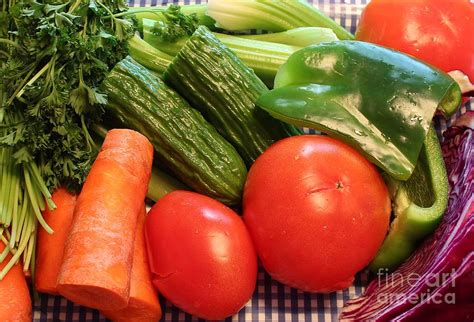 Green And Orange Vegetables Photograph By Barbara A Griffin Fine Art