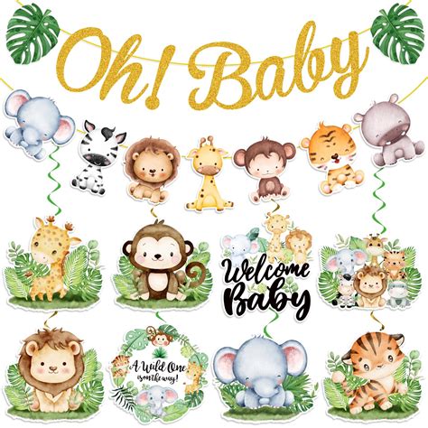 zoo animal themed baby shower 7