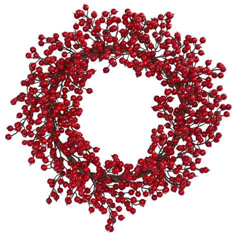 22” Berry Wreath Red Berry Wreath Berry Wreath Christmas Wreaths