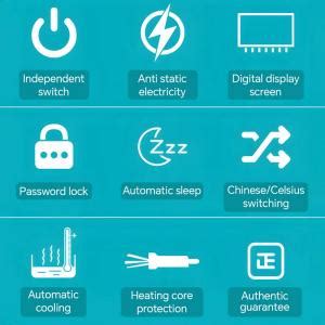 Bakon Bk In Digital Display Thermostatic Hot Air Gun Soldering