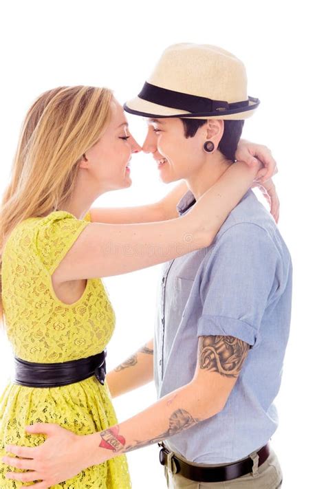 Lesbian Couple Rubbing Noses Stock Photos Free Royalty Free Stock Photos From Dreamstime