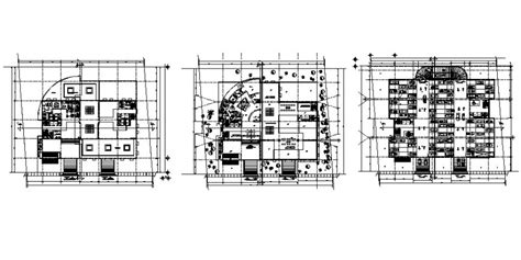 Beach bar plan detail dwg file - Cadbull