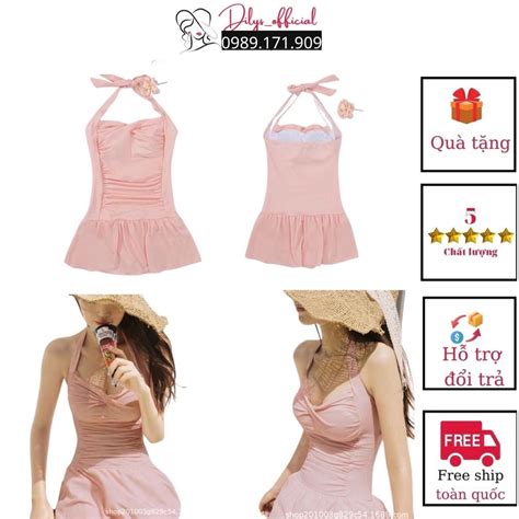 Bikini đi biển mảnh kín đáo DILYS BK Đồ bơi nữ phong cách hàn quốc dây vô cùng trẻ
