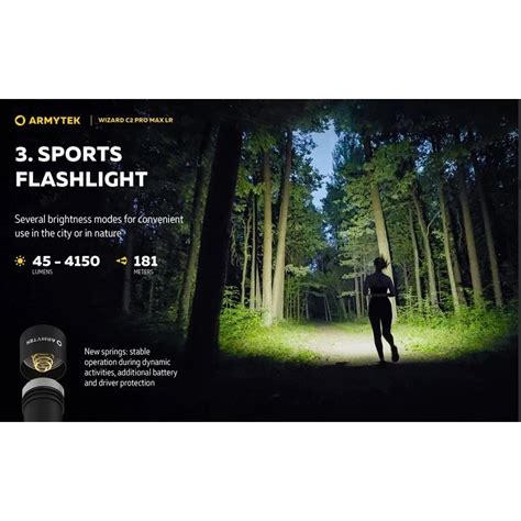 Armytek Wizard C2 Pro MAX LR Magnet USB XHP70 Lampe Frontale 4150 Lumens