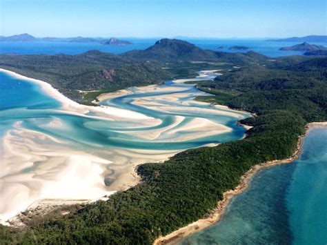 Shifting Sands Of Hill Inlet Whitsunday Queensland Australia