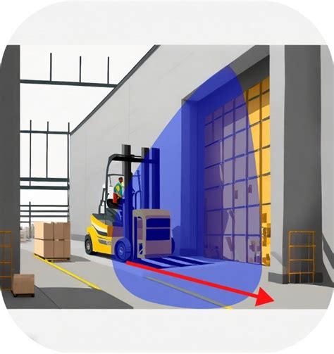Industrial Door Radar Sensor Microwave Sensor Garage Door Overhead Door
