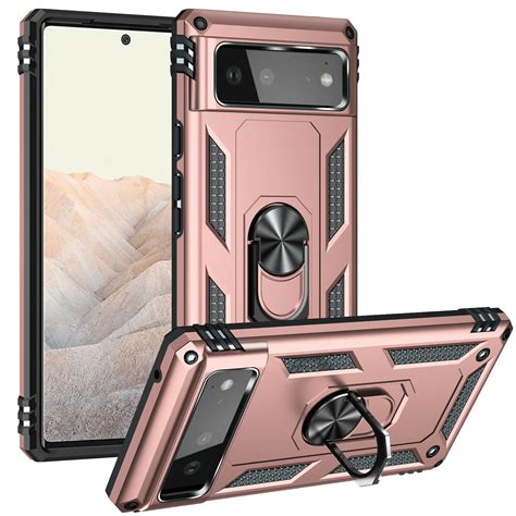 For Google Pixel 8 Pro 7A 6A Case Ring Shockproof Phone Cover