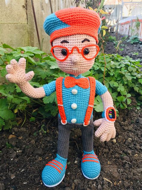 Blippi Inspired Amigurumi Doll Blippi Crochet Doll Toddler - Etsy ...