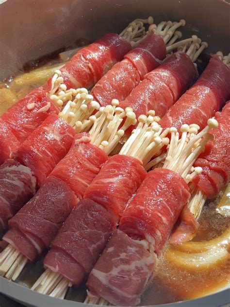 Enoki Beef Rolls Butterhand