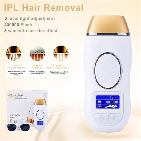 Ipl Hair Removal Permanent Epilator Laser Bikini Line Trimmer Level Light Control