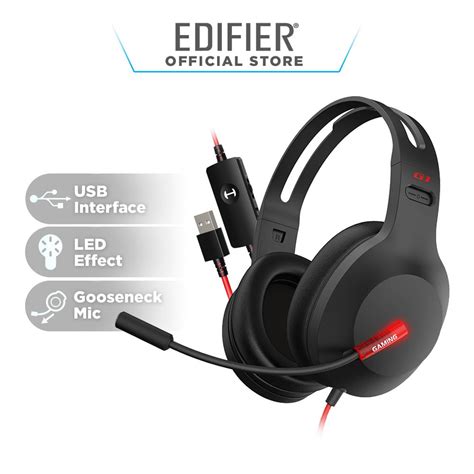 Edifier G1 - Gaming Headphone with USB built in Sound Card | Shopee ...