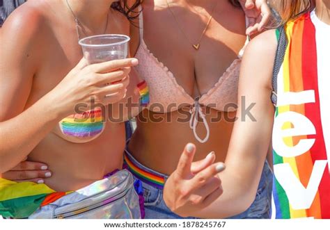 Nude Lesbians Gay Pride Parade Parade Stock Photo Shutterstock