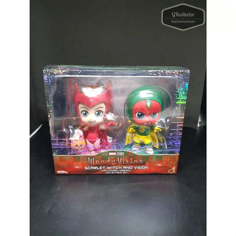 พรอมสง Hot toys Cosbaby Wanda Scarlet Witch And Vision Wandavision ของแท มอหนง ตำหน
