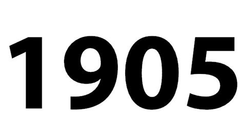 Zahl 1905