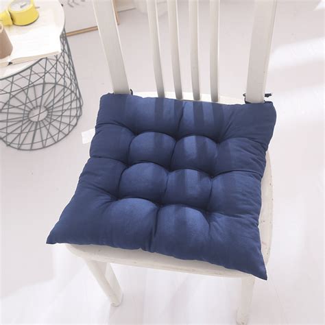candy color plain chair pad square cushion home backrest soft cushion