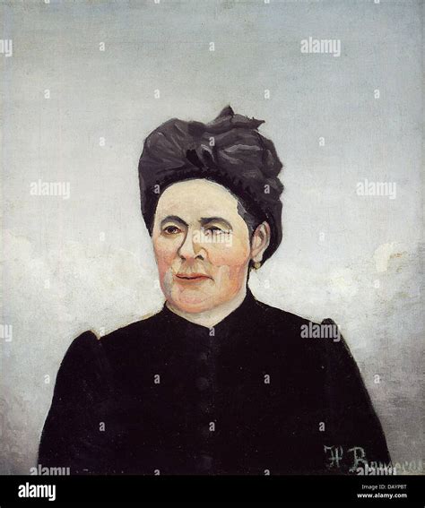 Henri Rousseau Le Douanier Rousseau Portrait Of A Woman 1905 Stock