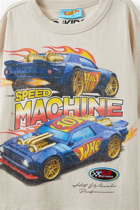 Hot Wheels Drop Shoulder Short Sleeve Tee
