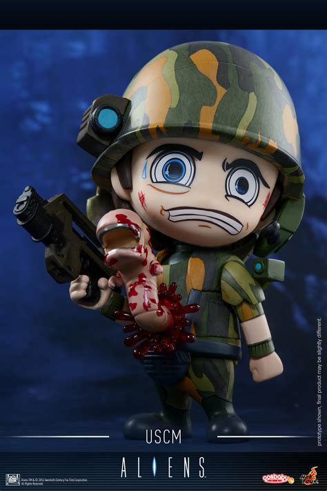 Hot Toys Aliens Cosbaby Series Plastic And Plush