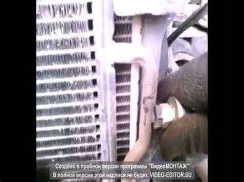 снятие радиатора кондиционера на Ауди А4 Б6 - YouTube
