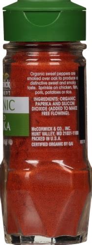 McCormick Gourmet Organic Smoked Paprika 1 62 Oz Ralphs