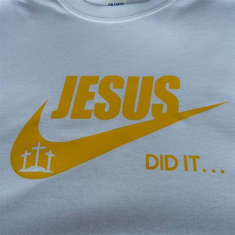 Jesus Did It Shirt Trending Shirts Faith Inspired Design Etsy