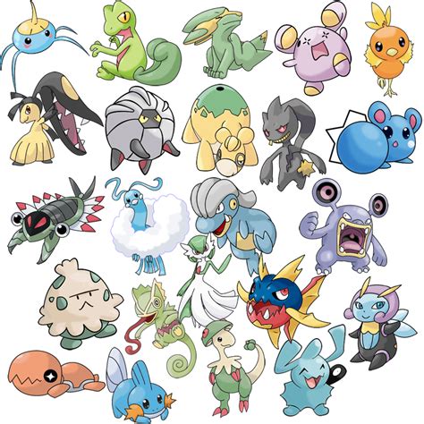 Pokemon Collection Hoenn 3 by krokus00 on DeviantArt