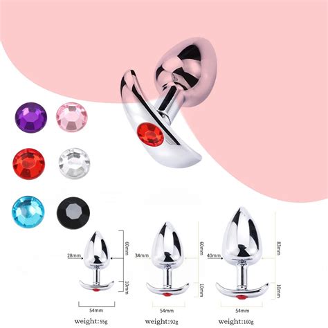 T Shape Smooth Anal Plug No Vibrator Adults Games Stainless Steel Anal Bead For Women Men Butt
