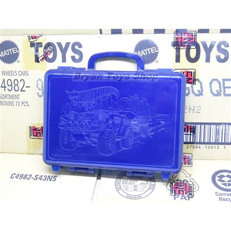 Jual Hot Wheels Carry Case Koper Hot Wheels Original Biru Tua Shopee Indonesia