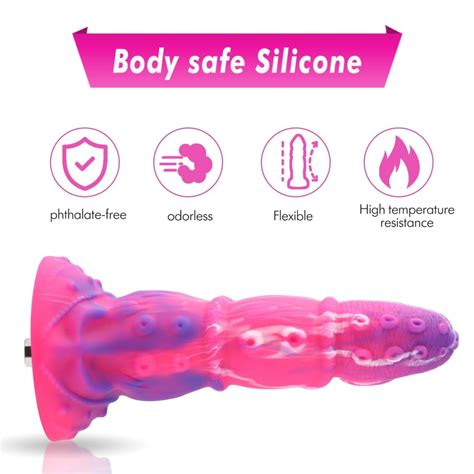 Hismith Silicone Fantasy Dildo With Round And Dotted Bumps