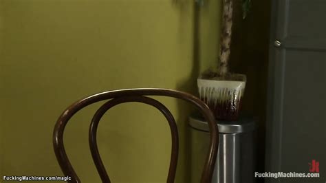 Housewife In Lingerie Fuck Machine