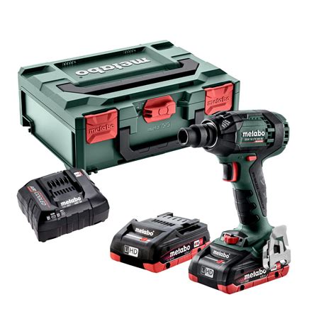 Metabo SSW 18 LTX 300 BL akkus ütvecsavarozó 18V 2x4,0Ah Metabox ...