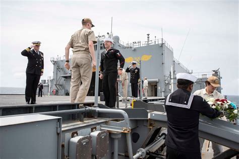 DVIDS - Images - USS Hershel "Woody" Williams (ESB 4) holds a ...