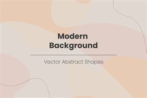 Fashion Stylish Templates With Organic Abstract Shapes And Line In Nude Pastel Colors Neutral