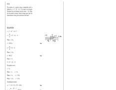 Mech Assignment Solutions The Position Of A Particle