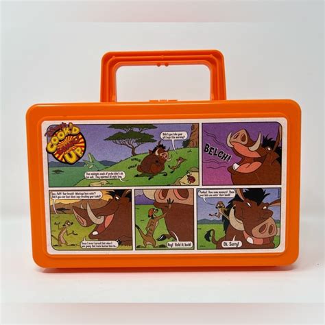 Whirley Dining Vintage Disney Whirley Cookd Up Comics Orange Lunch