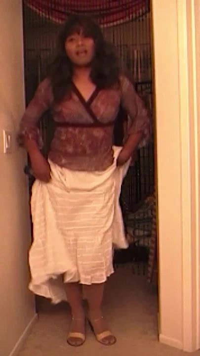 Vintage Jhazmeena Flower Print Wrap Blouse White Maxi Skirt Shemale Porn XHamster