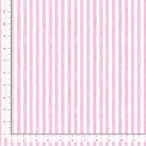 Pink Striped Fabric COTTON Fabric, Pink and White Striped Fabric ...