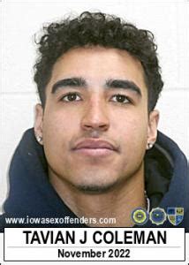 Tavian Jerome Coleman A Registered Sex Offender In MASON CITY IA 50401 At Offender Radar