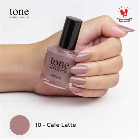 Jual Kutek Tone Nail Lacquer Nude Halal Murah Ml Cat Kuku Tone Nail Polish Ml Bpom Shopee