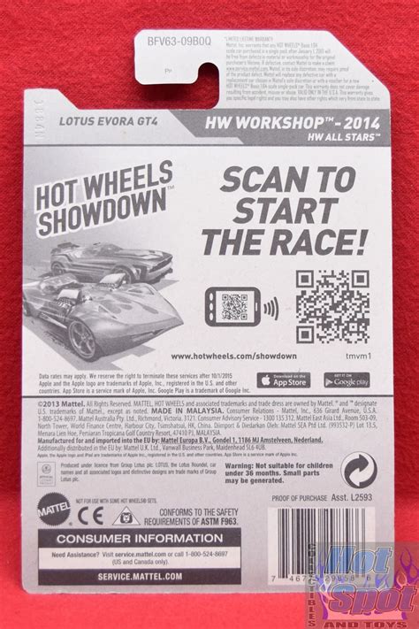 Hot Spot Collectibles And Toys Lotus Evora Gt Hw Workshop