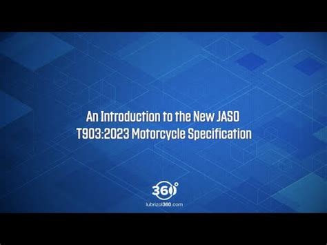 An Introduction to the New JASO T903:2023 Motorcycle Specification ...