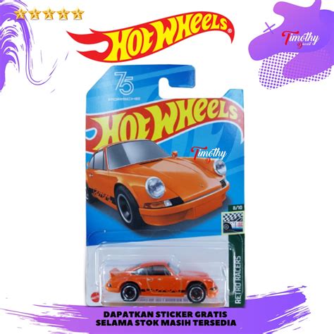 Jual Hot Wheels Porsche Carrera Rs Orange Retro Racers Th Porsche Shopee Indonesia