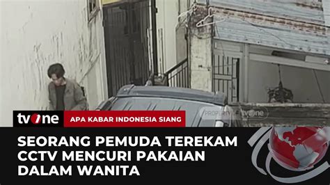 Detik Detik Seorang Pria Curi Pakaian Dalam Wanita Di Kosan Terekam