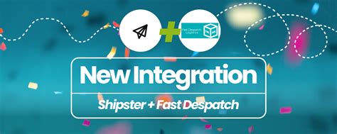 Were Now Integrated With Fast Despatch Logistics Shipster Fast