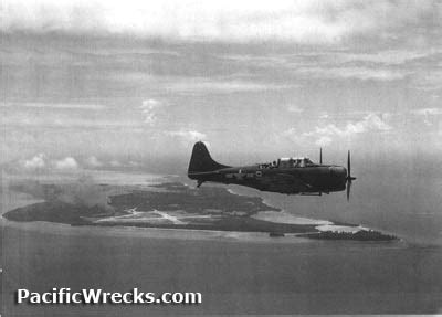 Pacific Wrecks SBD Dauntless Over Peleliu Island And Peleliu Airfield