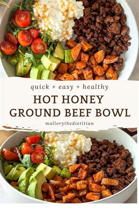 Hot Honey Beef Bowl W Cottage Cheese Tiktok Recipe Recipe In Healthy Recipes Healthy
