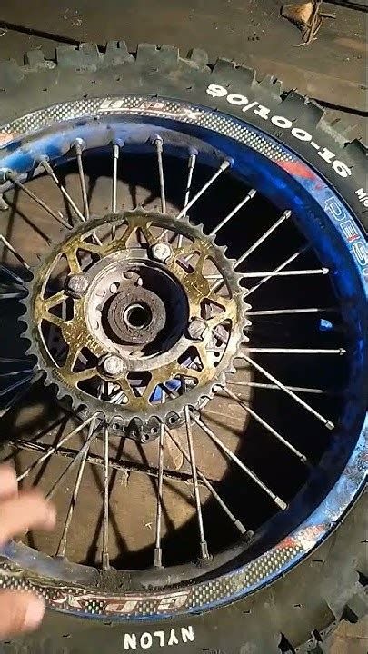 Сборка колеса на ПитБайк Мотоленд 125 CRF - YouTube