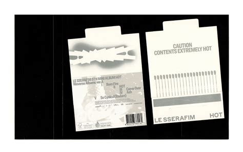 LE SSERAFIM 5th Mini Album HOT Tincase Ver Weverse Ver HAUS ARDORYOUTH